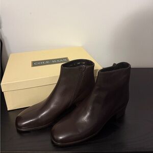 Cole Haan women’s Dark Brown Ankle Boots